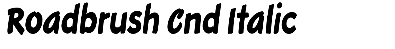 Roadbrush Cnd Italic